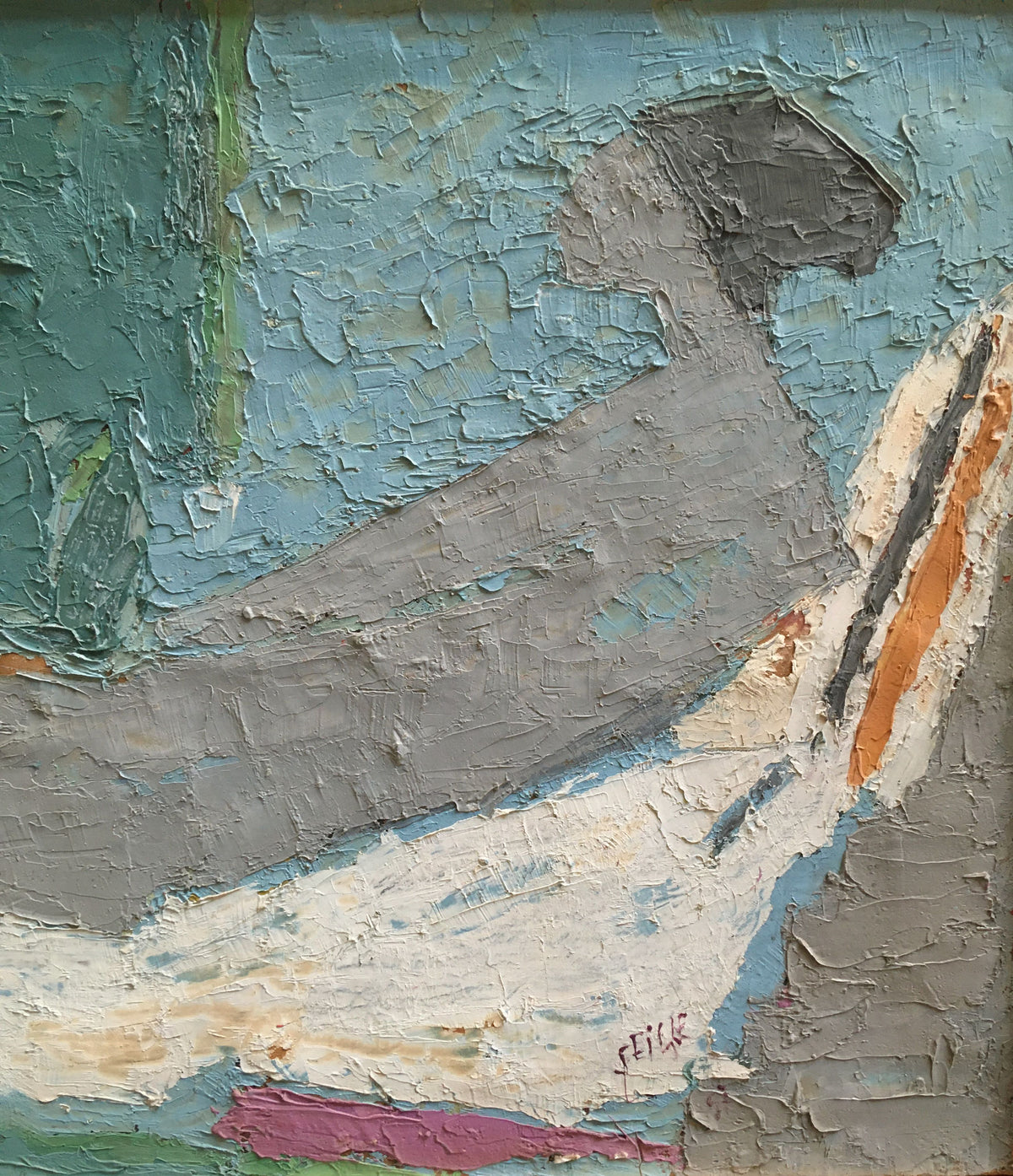 Allongée Bleue 1957
