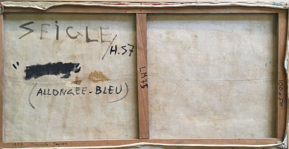 Allongée Bleue 1957