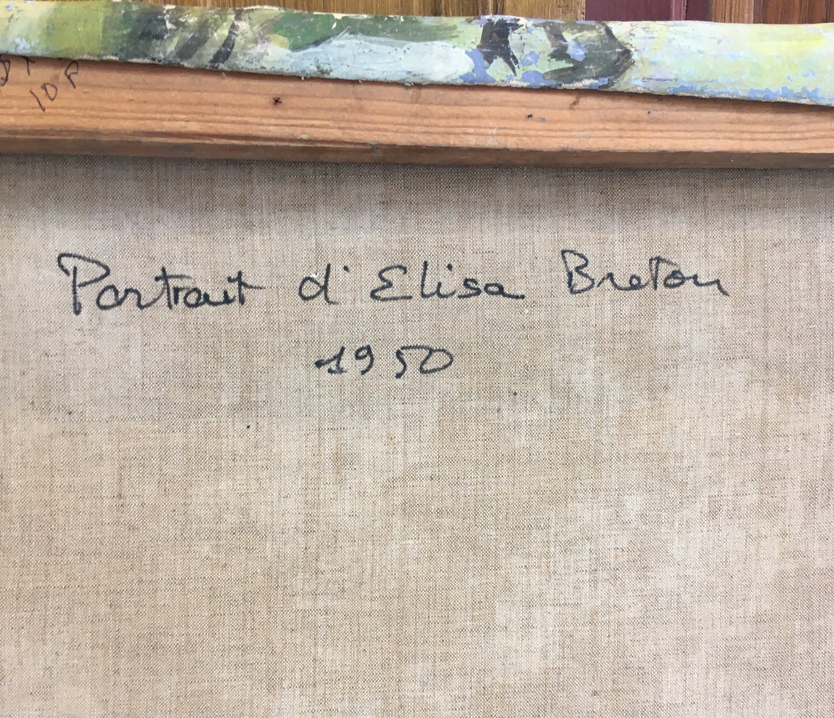 Portait d'Elisa Breton 1950